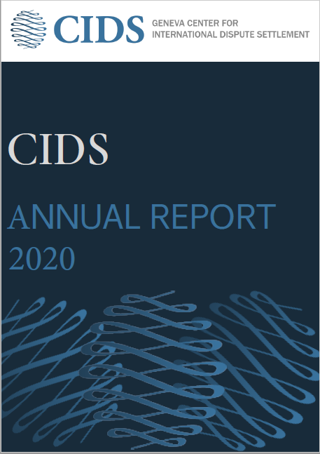 CIDS Annual Report 2020 Cover